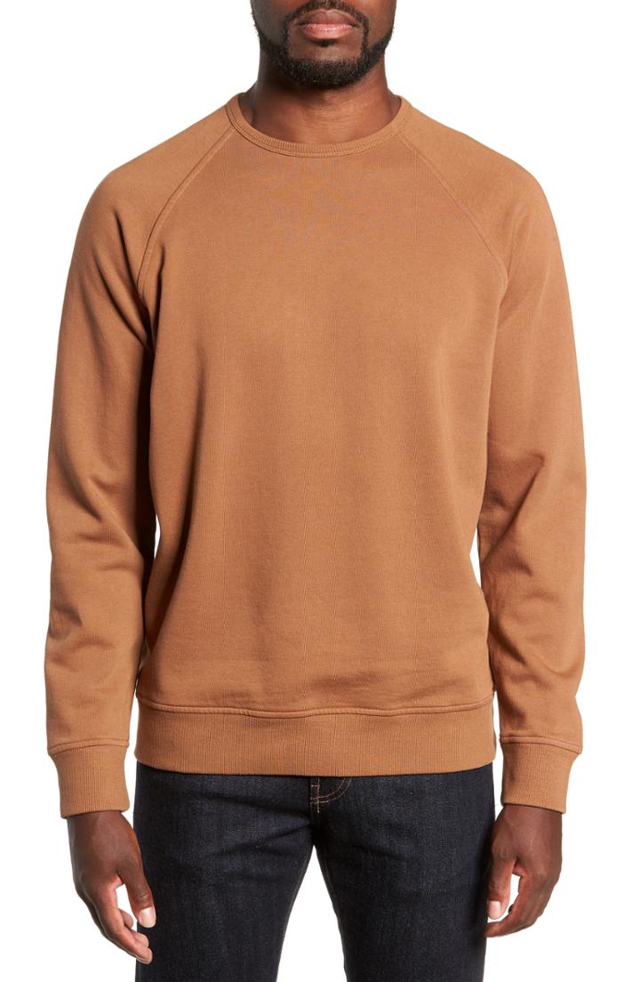Men's Ymc Schrank Regular Fit Cotton Sweatshirt - Brown