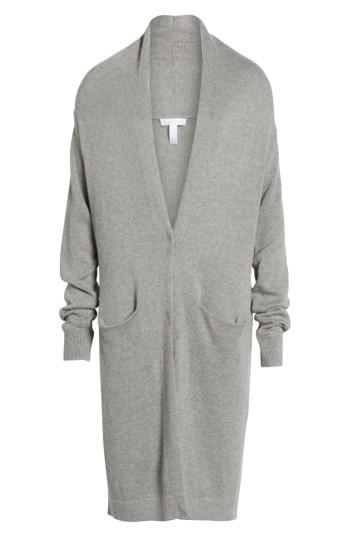 Women's Leith Shawl Collar Cardigan - Grey