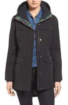 Women's Pendleton Hooded Raincoat - Black