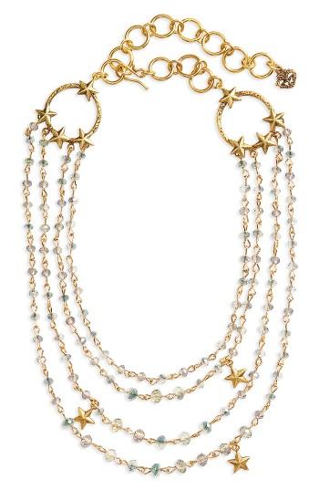 Women's Virgins Saints & Angels Coronation Crystal Magdalena Multistrand Necklace