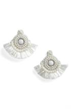 Women's Topshop Rafa Circle Bead Tassel Earrings