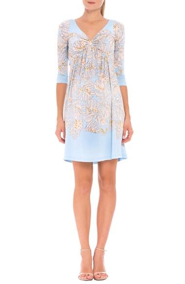Women's Olian 'scarlet' Print Maternity Dress - Blue