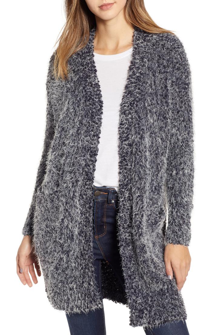 Women's Lira Clothing Miranda Knit Cardigan /small - Blue