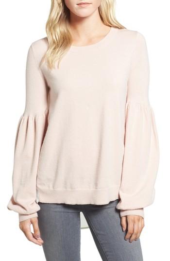 Women's Chelsea28 Woven Back Sweater, Size - Pink
