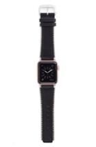 Women's Bezels And Bytes Extended Length Zip Teeth Leather Apple Watch Strap, 38mm