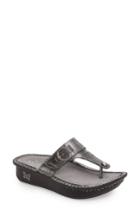 Women's Alegria 'carina' Sandal -7.5us / 37eu - Metallic