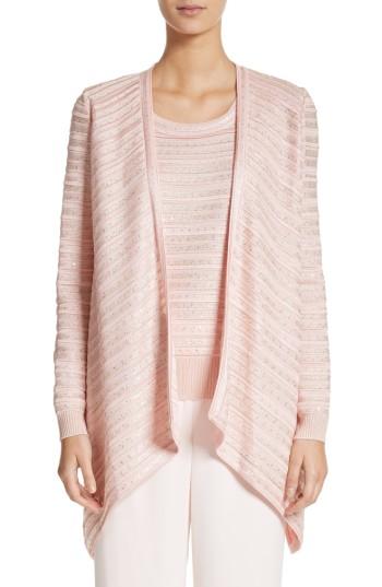 Women's St. John Collection Sequin Welt Stitch Wrap
