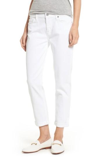 Women's 7 For All Mankind 'josefina' Boyfriend Jeans - White