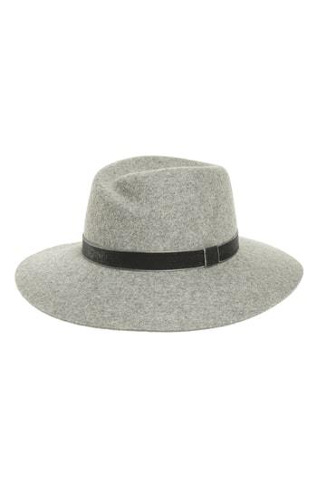 Women's Rag & Bone Zoe Wool Fedora - Grey