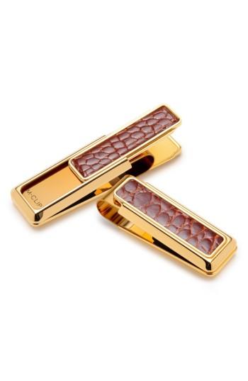 Men's M-clip 'new Yorker' Money Clip - Brown