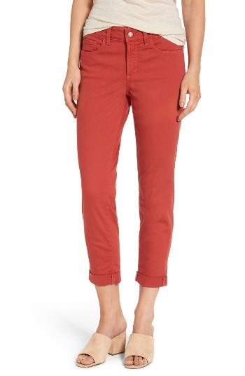 Women's Nydj Alina Convertible Ankle Jeans - Orange