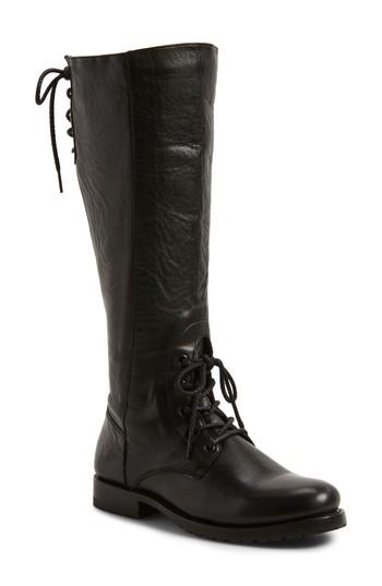 Women's Frye Natalie Knee High Combat Boot M - Black