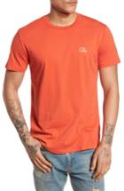 Men's Obey Old Script Superior T-shirt - Orange