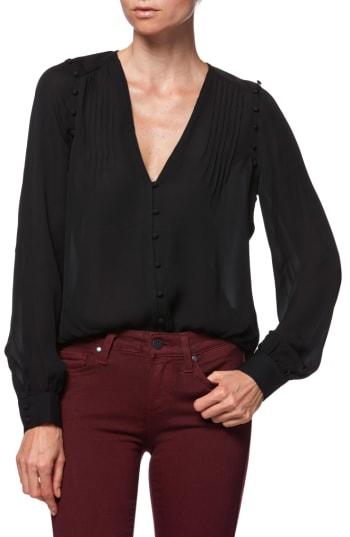 Women's Paige Aurinda Silk Top - Black
