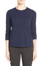 Women's Eileen Fisher Silk Tee - Blue