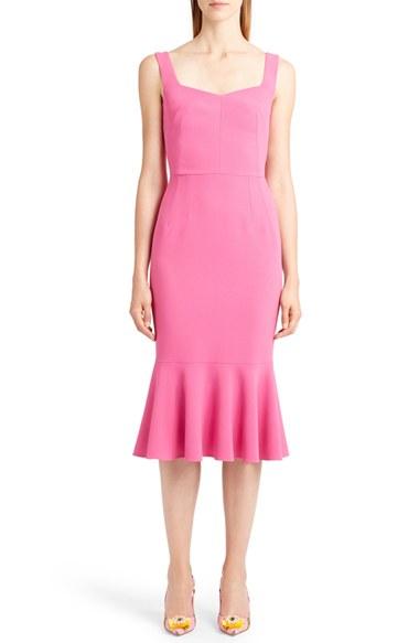 Women's Dolce & Gabbana Stretch Cady Dress