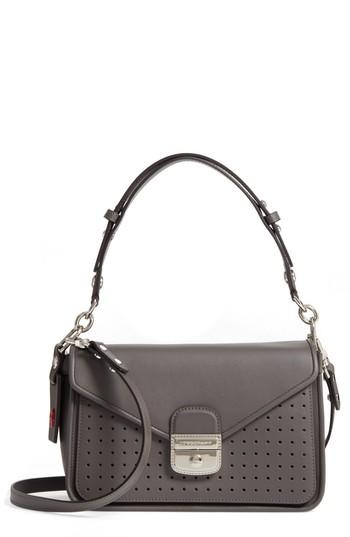 Longchamp Mademoiselle Calfskin Leather Crossbody Bag -