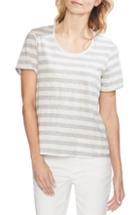 Women's Vince Camuto Amour City Stripe Tee, Size - Grey
