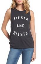 Women's South Parade Fiesta & Siesta Muscle Tank - Black