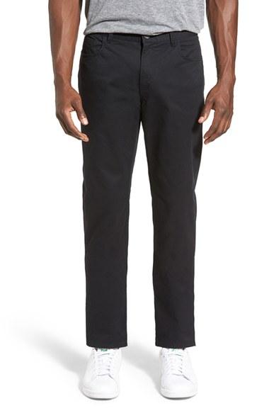 Men's Original Penguin Slim Fit Stretch Cotton Pants X 32 - Black