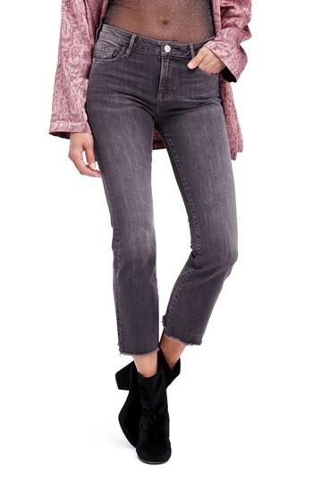 Women's Free People Crop Straight Leg Jeans