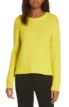 Women's Tory Burch Honeycomb Knit Sweater - Yellow