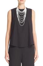 Women's Fabiana Filippi Keyhole Back Poplin Top