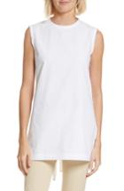 Women's Joseph Lila Poplin Tunic Us / 34 Fr - White