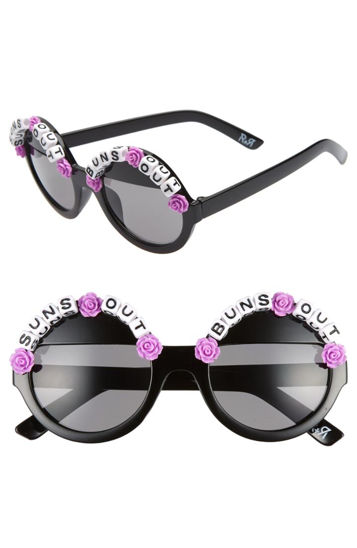 Women's Rad + Refined Suns Out Buns Out - Black/ Purple