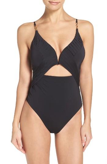 Women's Nanette Lepore Origami One-piece Swimsuit