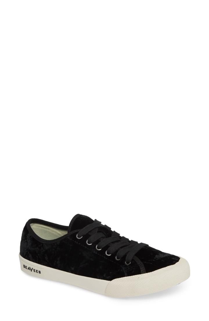 Women's Seavees Monterey Crush Sneaker M - Black