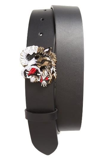 Men's Gucci Tiger Buckle Belt