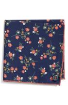 Men's Armstrong & Wilson Baby Rose Cotton Pocket Square, Size - Blue