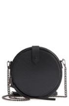 Rebecca Minkoff Mini Canteen Leather Crossbody Bag - Black