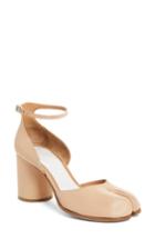 Women's Maison Margiela Tabi Ankle Strap Pump Us / 35eu - Beige