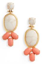 Women's Lele Sadoughi Feathered Fan Earrings