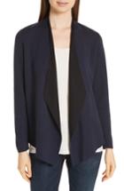 Women's Eileen Fisher Shaped Waterfall Cardigan, Size - Blue