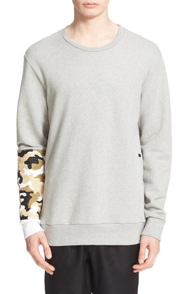 Men's Drifter 'bradley' Embroidered Sleeve Sweatshirt