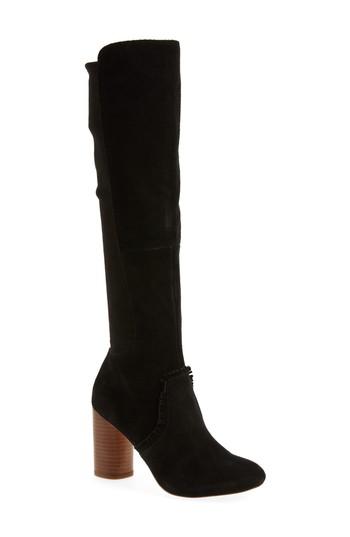 Women's Sole Society Allegra Stretch Back Boot .5 M - Black