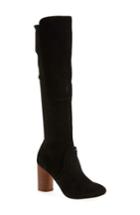 Women's Sole Society Allegra Stretch Back Boot .5 M - Black