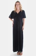 Women's Everly Grey 'goddess' Maternity Maxi Dress - Black