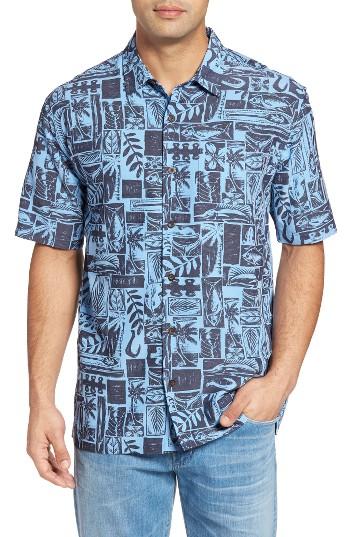 Men's Jack O'neill Driftwood Fit Short Sleeve Print Sport Shirt