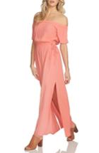 Women's 1.state Blouson Off The Shoulder Maxi Dress