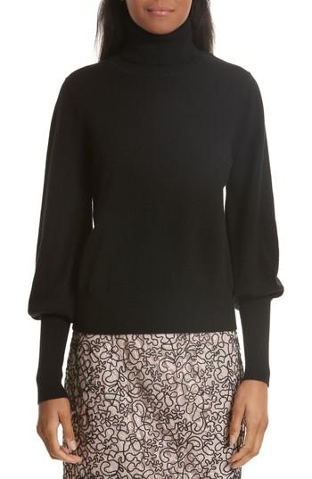 Women's Milly Blouson Sleeve Cashmere Sweater
