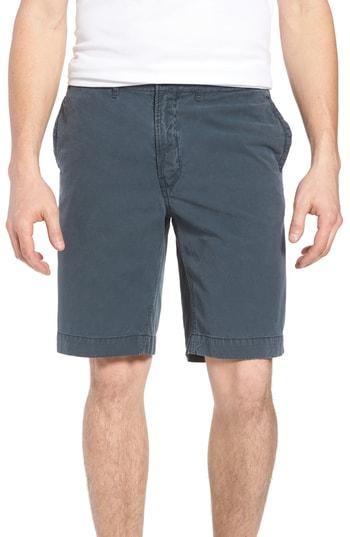 Men's Billy Reid Clyde Cotton Shorts - Blue