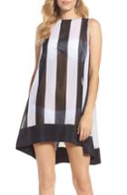 Women's Ted Baker London Monochrome Stripe Cover-up Dress - Black