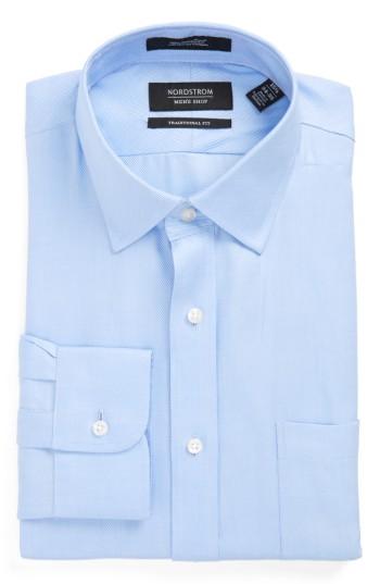 Men's Nordstrom Men's Shop Traditional Fit Solid Dress Shirt