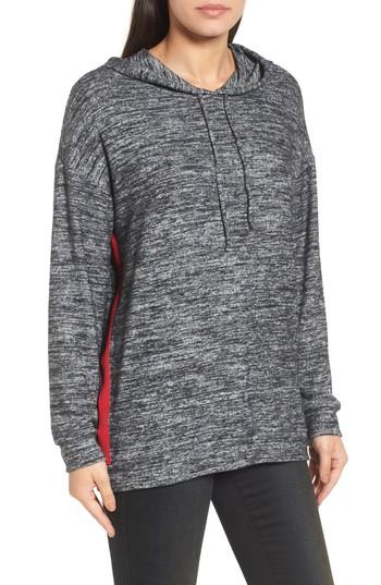 Women's Velvet By Graham & Spencer Jersey Hoodie - Grey