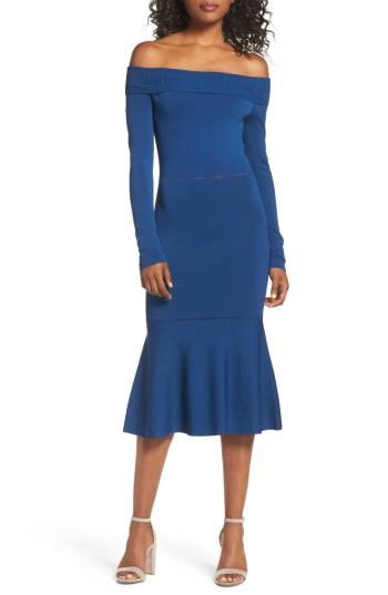 Women's Cooper St Teria Off The Shoulder Dress - Blue