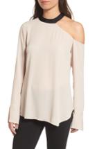 Women's Trouve Cutout Shoulder Top - Beige